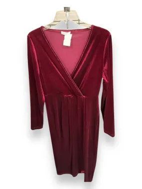 Delicate Mood EcoFriendlyDye Dress Casual Midi By Cmc In Velvet, Size: L