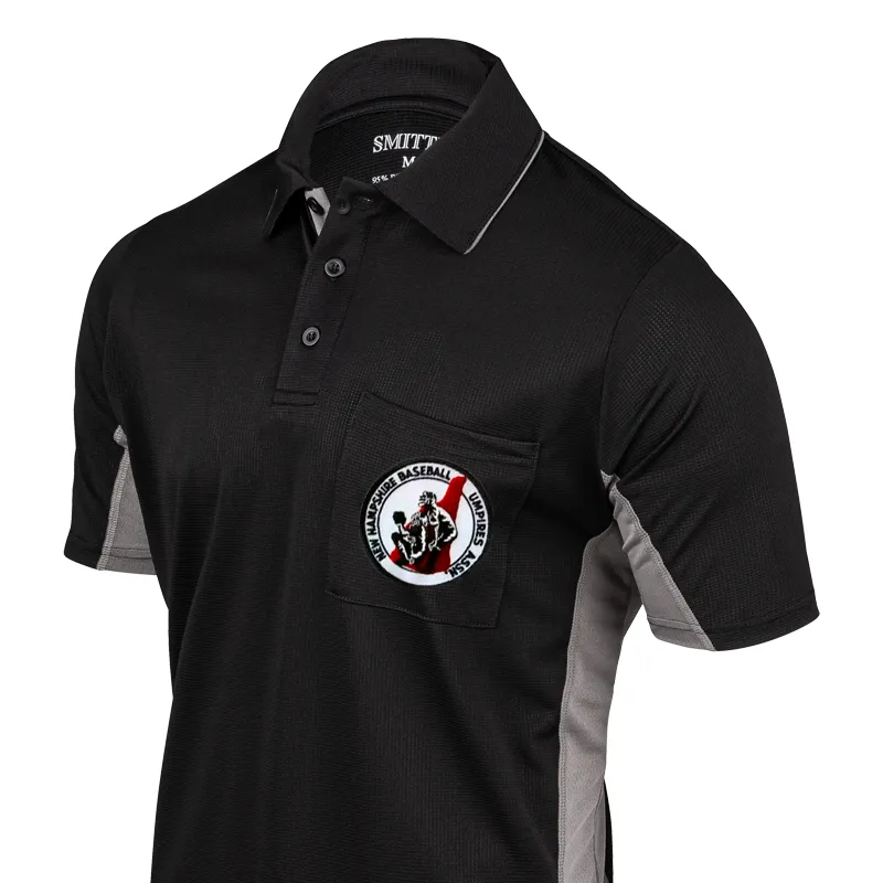 Cooling Mesh Lining NHBUA MLB Replica Black Umpire Shirts