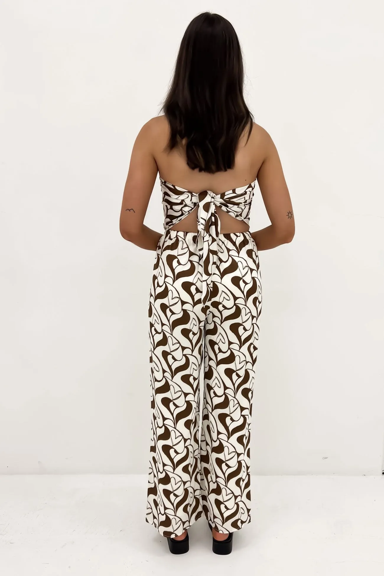 Timeless Layers Outdoor Style Harriet Pant Brown Cream