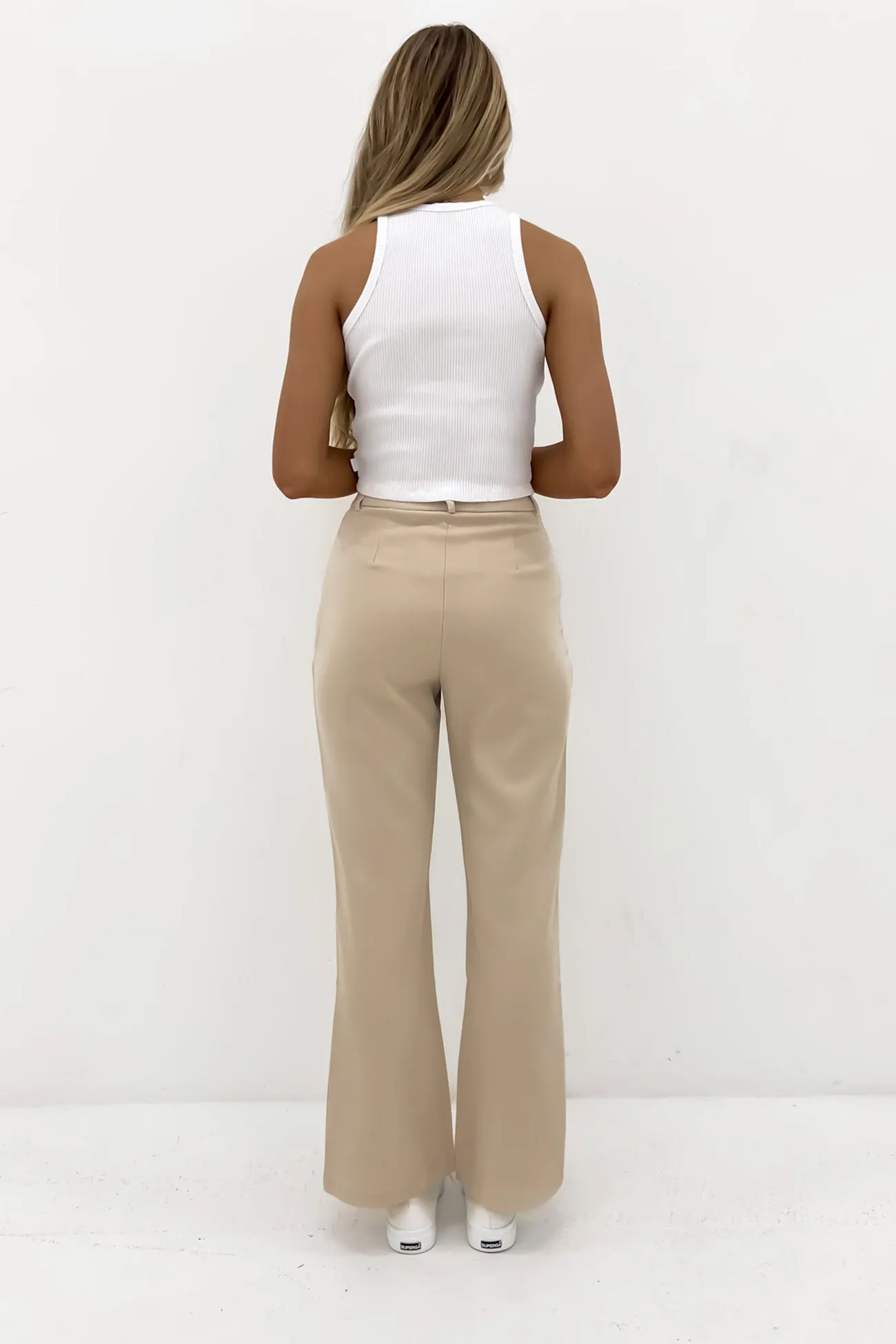 Joss Pant Beige Versatile Layer