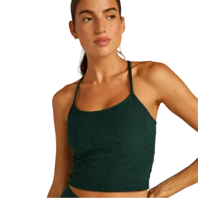 LatticeKnit Women's Spacedye Slim Racerback Cropped Tank