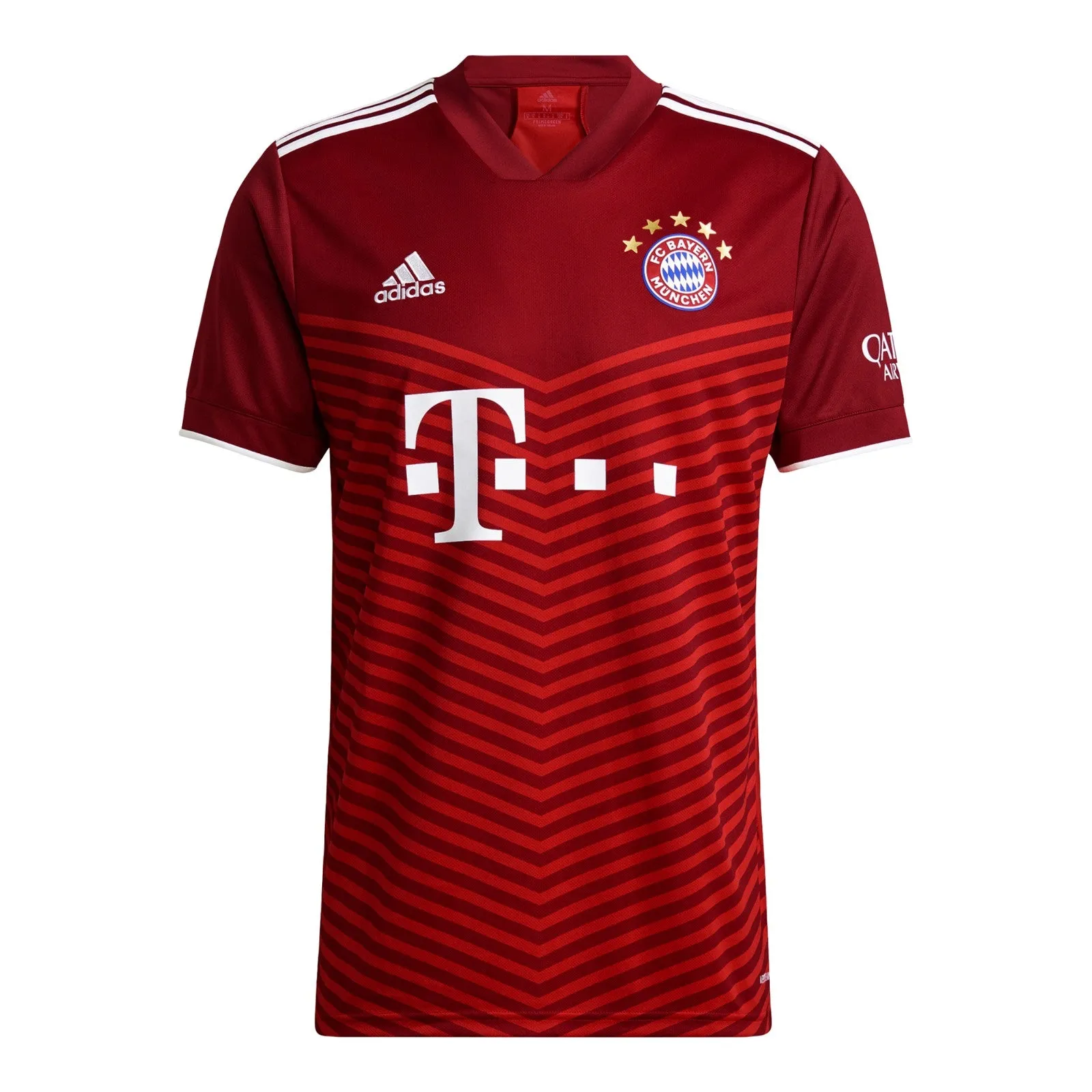 Abrasion Resistant Edging FC Bayern 21/22 Home Jersey GM5313 Drop Shoulder
