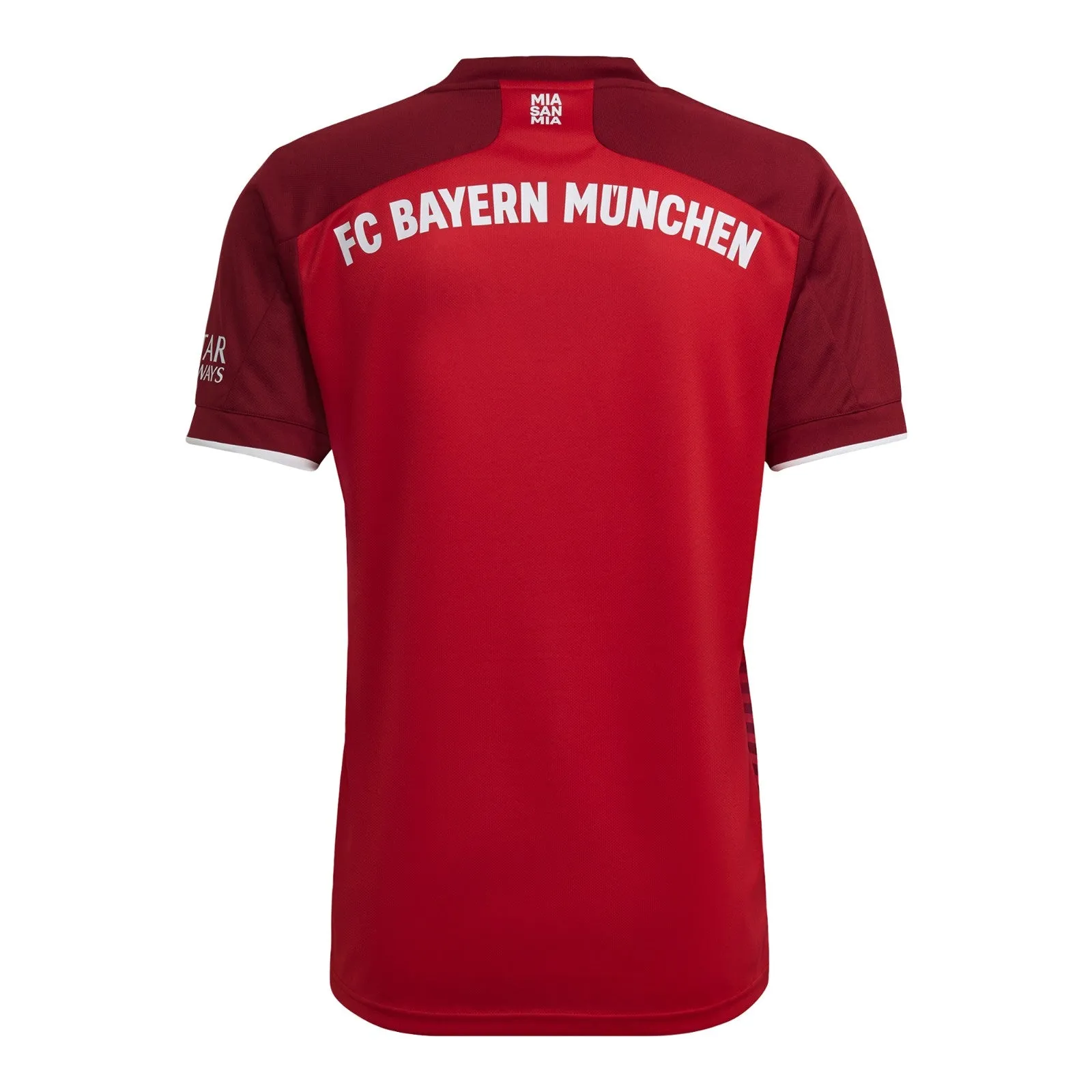 Odor Resistant Treatment Flexible Cuff Technology FC Bayern 21/22 Home Jersey GM5313