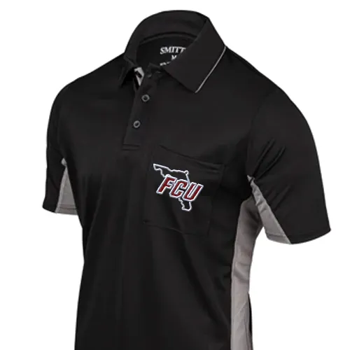 FCU Logo Black Smitty MLB Replica Umpire Shirts Resort Wear No Chafe Edging