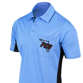 Functional Wear FCU Logo Sky Blue Smitty MLB Replica Umpire Shirts