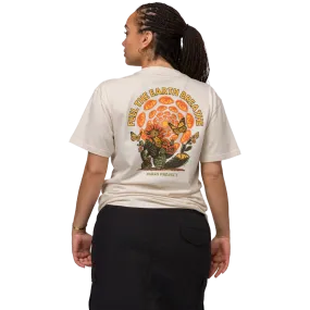 Everyday Casual Easy Fit Feel the Earth Butterfly Tee