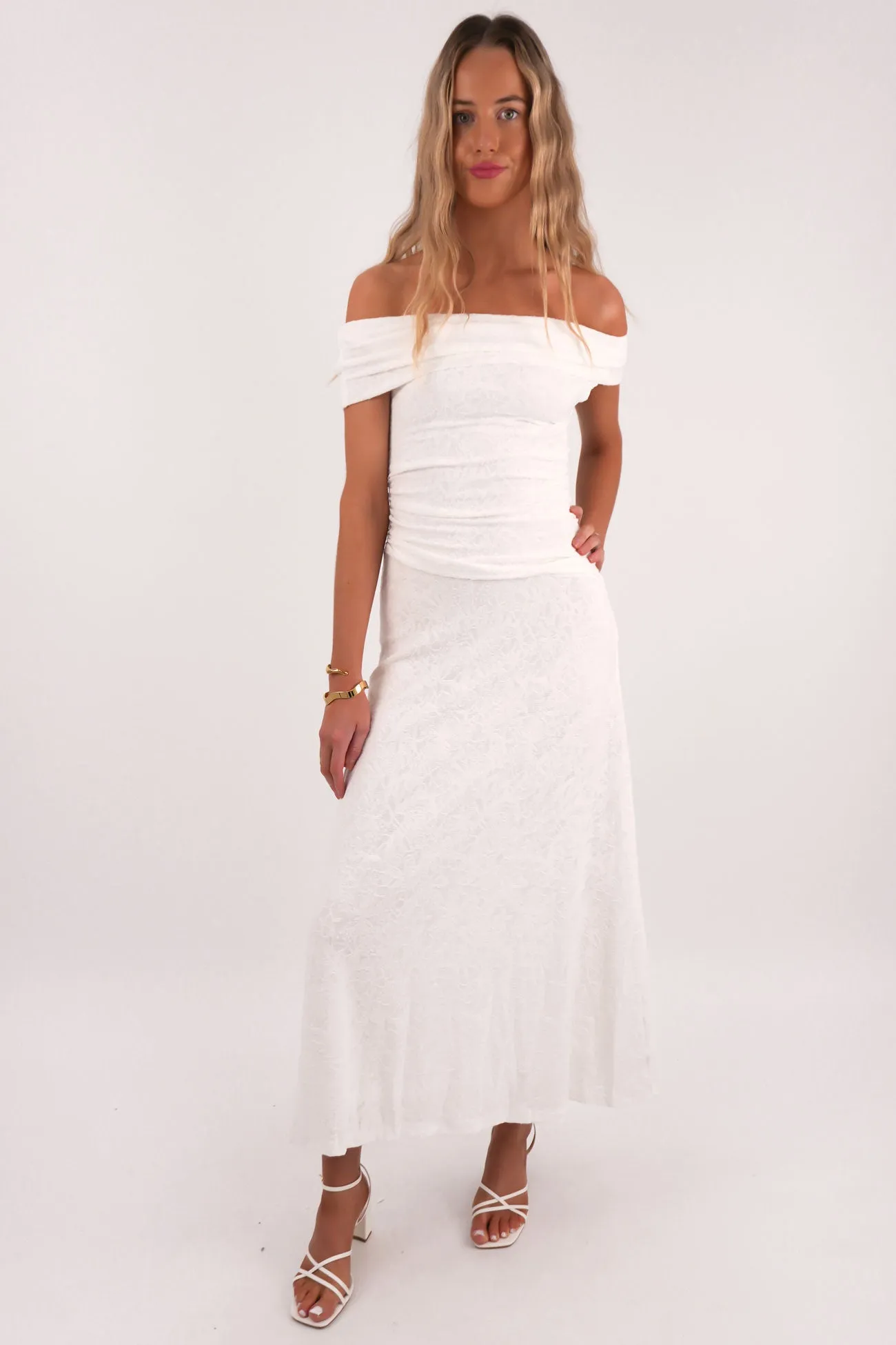 Organic-Fabric Linen Soft Fenn Maxi Dress White