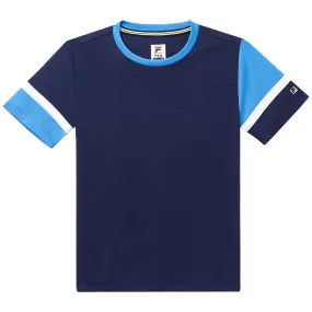 Fila Boys Core Doubles Crew - Navy/Marina Comfortable fit Tapered leg