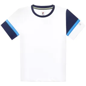 Fila Boys Core Doubles Crew - White/Navy Waterproof Function
