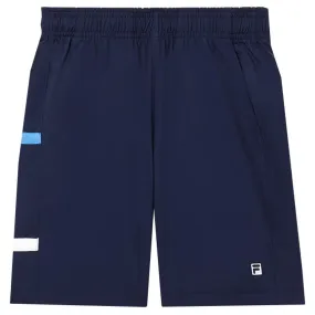 Fila Boys Core Shorts - Navy Zip-up Hooded
