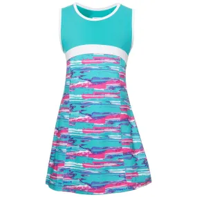 Fila Girl's Blue Wave Dress - Bluebird Skin-friendly button-down