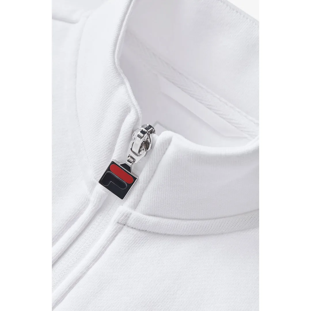 Waterproof Function Fila Girl's Essentials Fleece Jacket - White