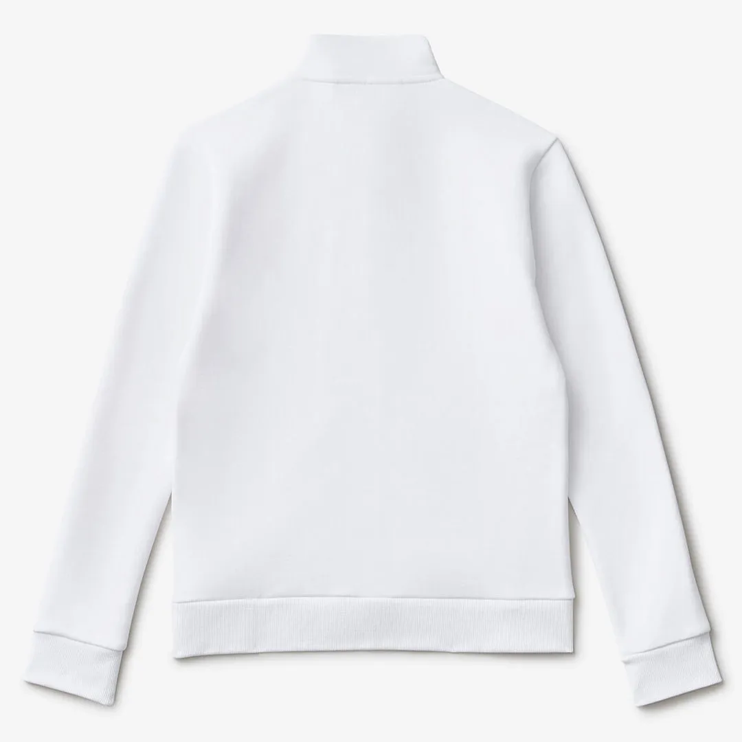 Hidden Pocket Fila Girl's Essentials Fleece Jacket - White