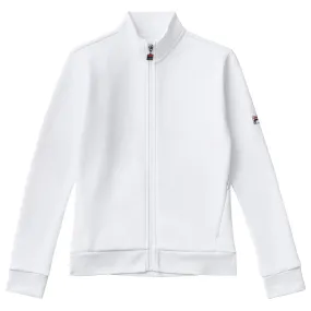 Fila Girl's Essentials Fleece Jacket - White Flared