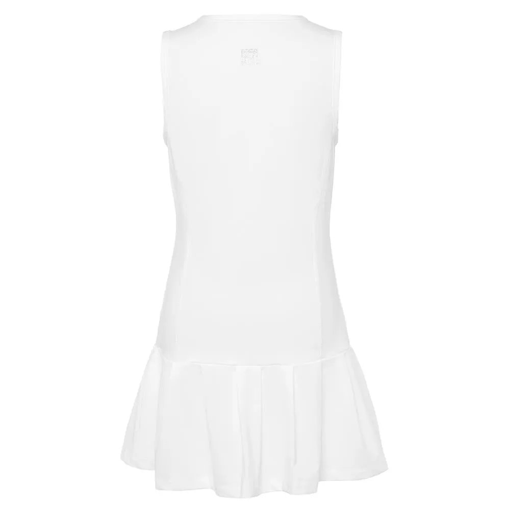 Screen Printing Fila Girls Tennis Dress - White