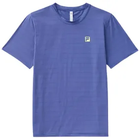 Fila Men's Challenger Mesh Tee - Blue Practical Casual