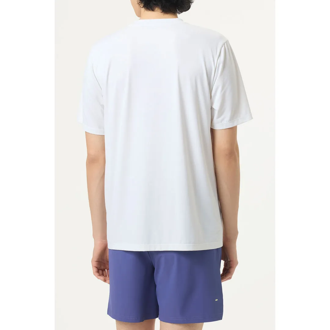 Fila Men's Challenger Mesh Tee - White Max Comfort NoSlipTrims