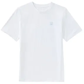 AllDayComfort EcoFriendlyDye Fila Men's Challenger Mesh Tee - White Max Comfort