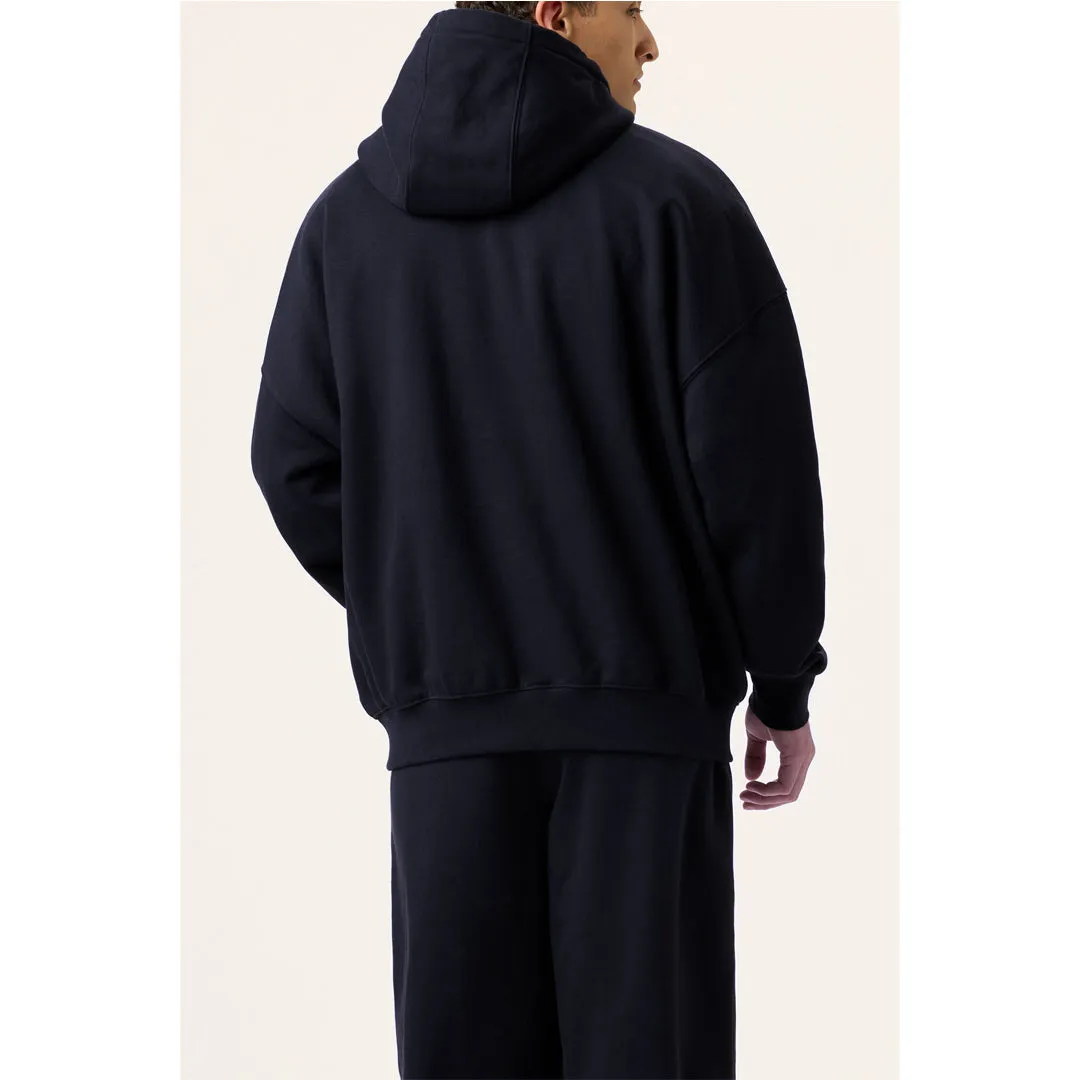High - quality Fila Men's Country Club Hoodie - Fila Navy Comfortable Collar