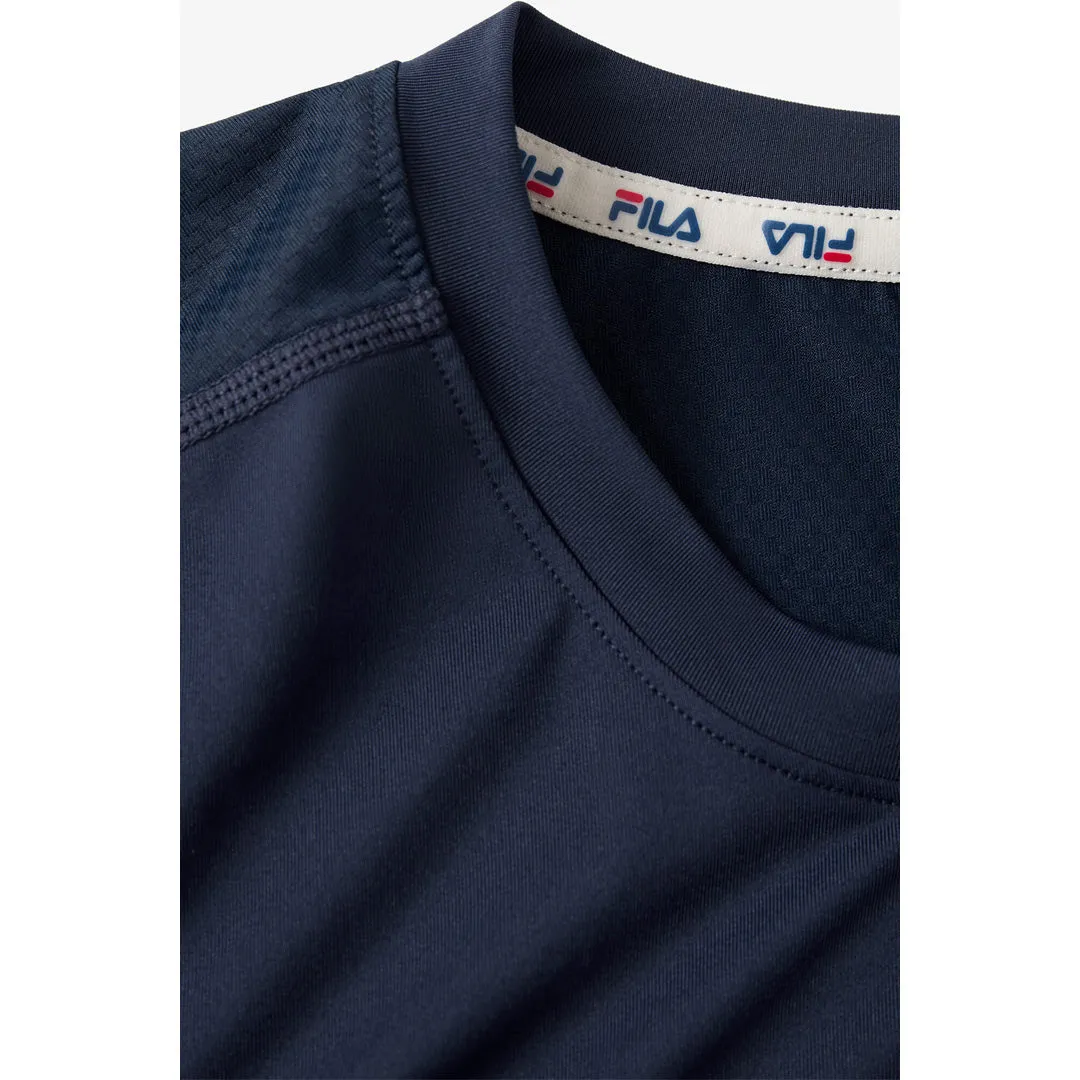 Fila Men's Essentials Short Sleeve Tank - Navy Easy Care High-End Material Detachable Hood