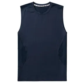 Fila Men's Essentials Short Sleeve Tank - Navy Easy Care Sophisticated Thin fabric