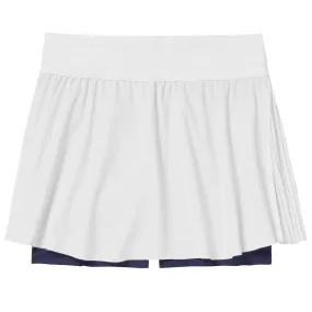 Myth Glow WaterResistant Coating Fila Women's Ace Swift Skort - White/Navy LightDeflectingSurface