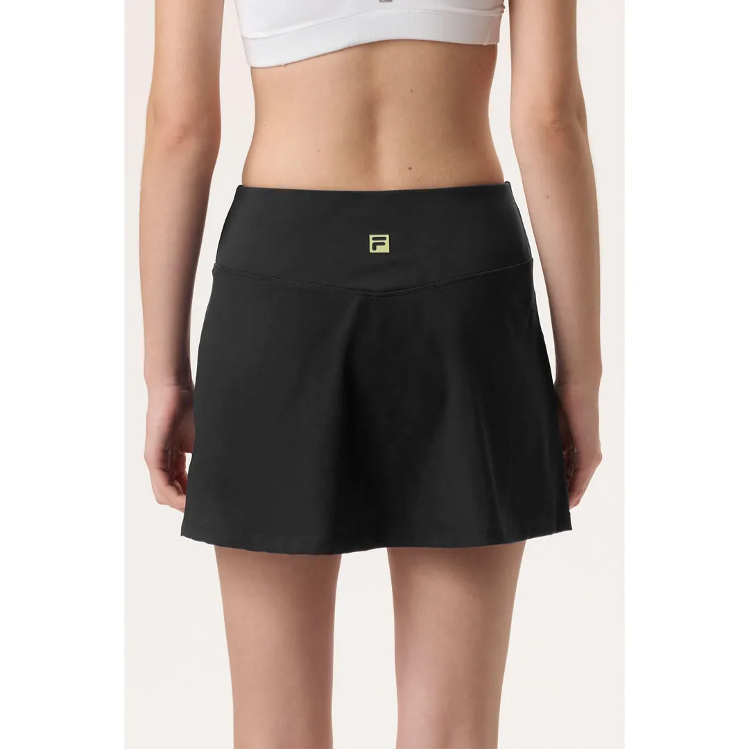 Fila Women's Volley Core Skort - Black Minimal Fit Thermal Insulation