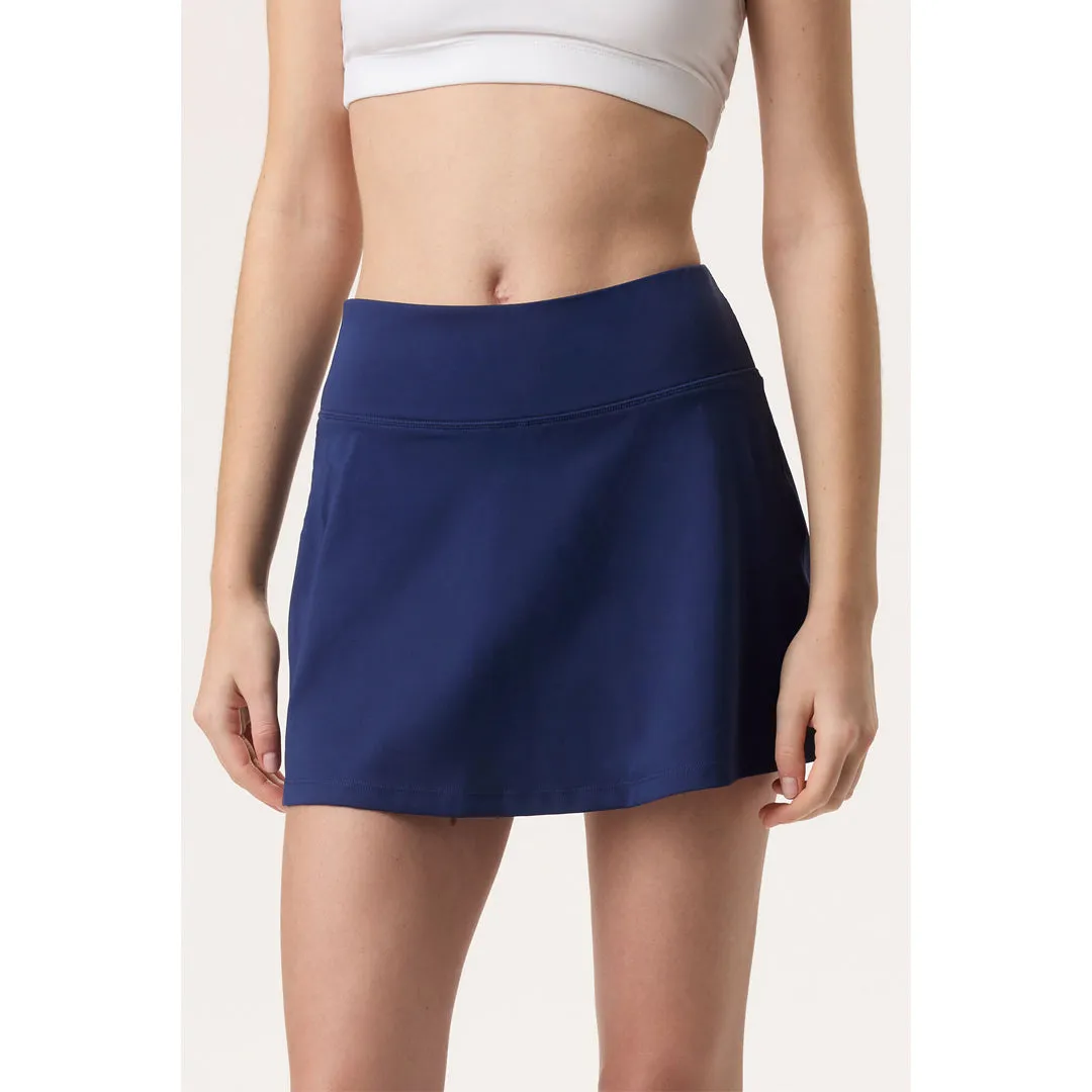 TaglessNeckline Fila Women's Volley Core Skort - Navy Convertible Neckline
