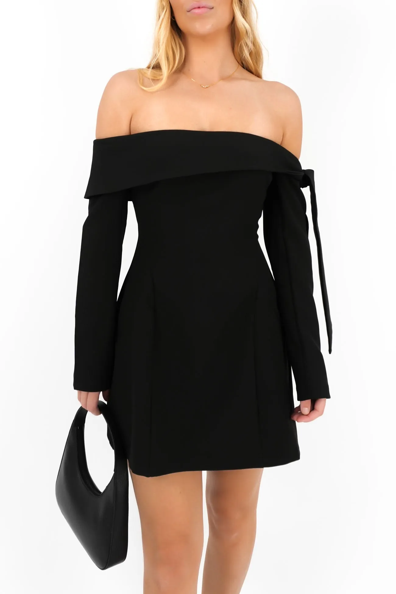 Soft And Comfortable Finch Mini Dress Black