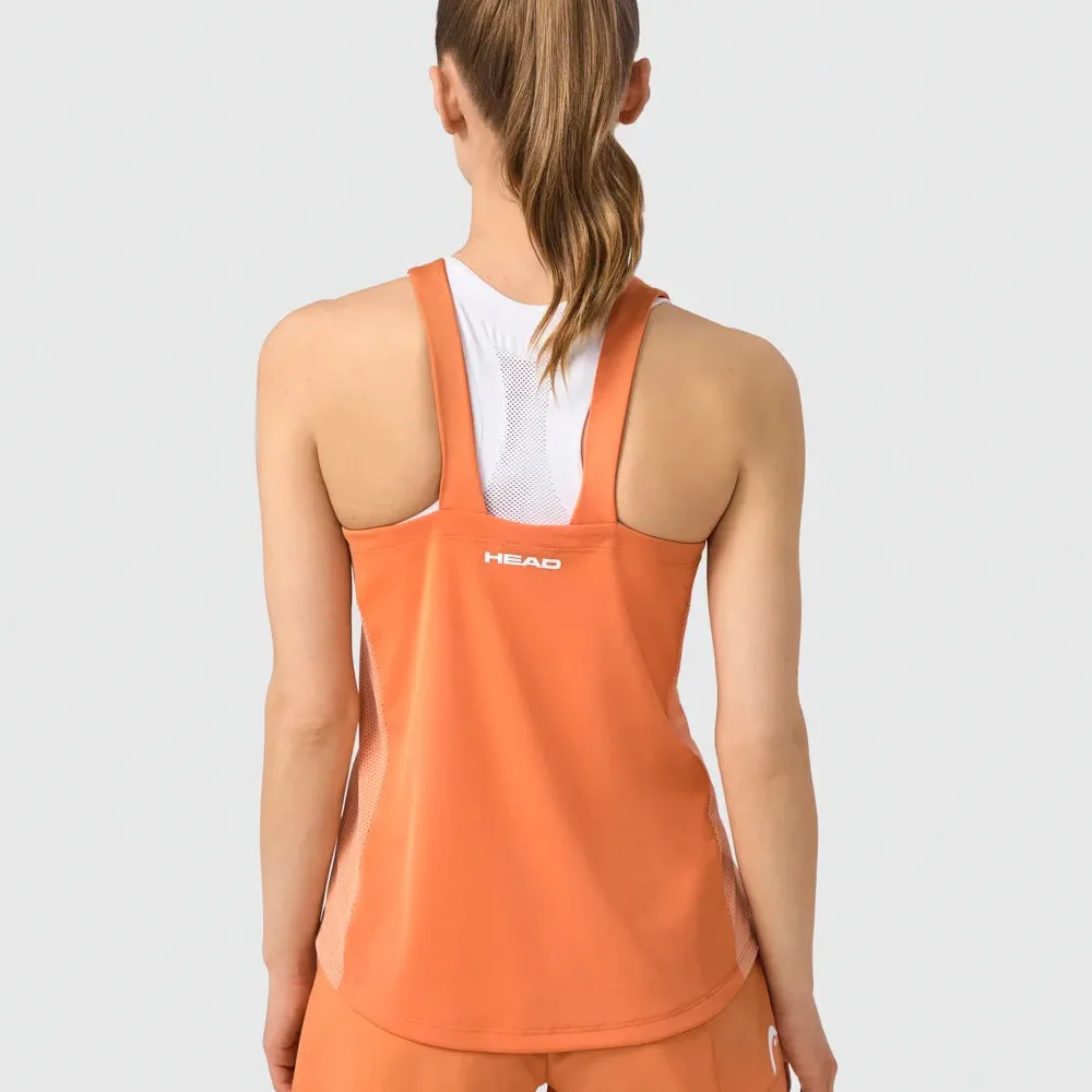 Fine Stitching Head Women's Spirit Tank - Campfire Embroidered hook and loop closure