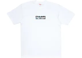 Single-Layered Modern Aesthetic Supreme Milan Box Logo Tee White