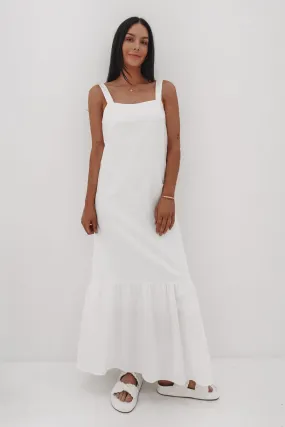 Layered Design Blush Glow Willa Maxi Dress White