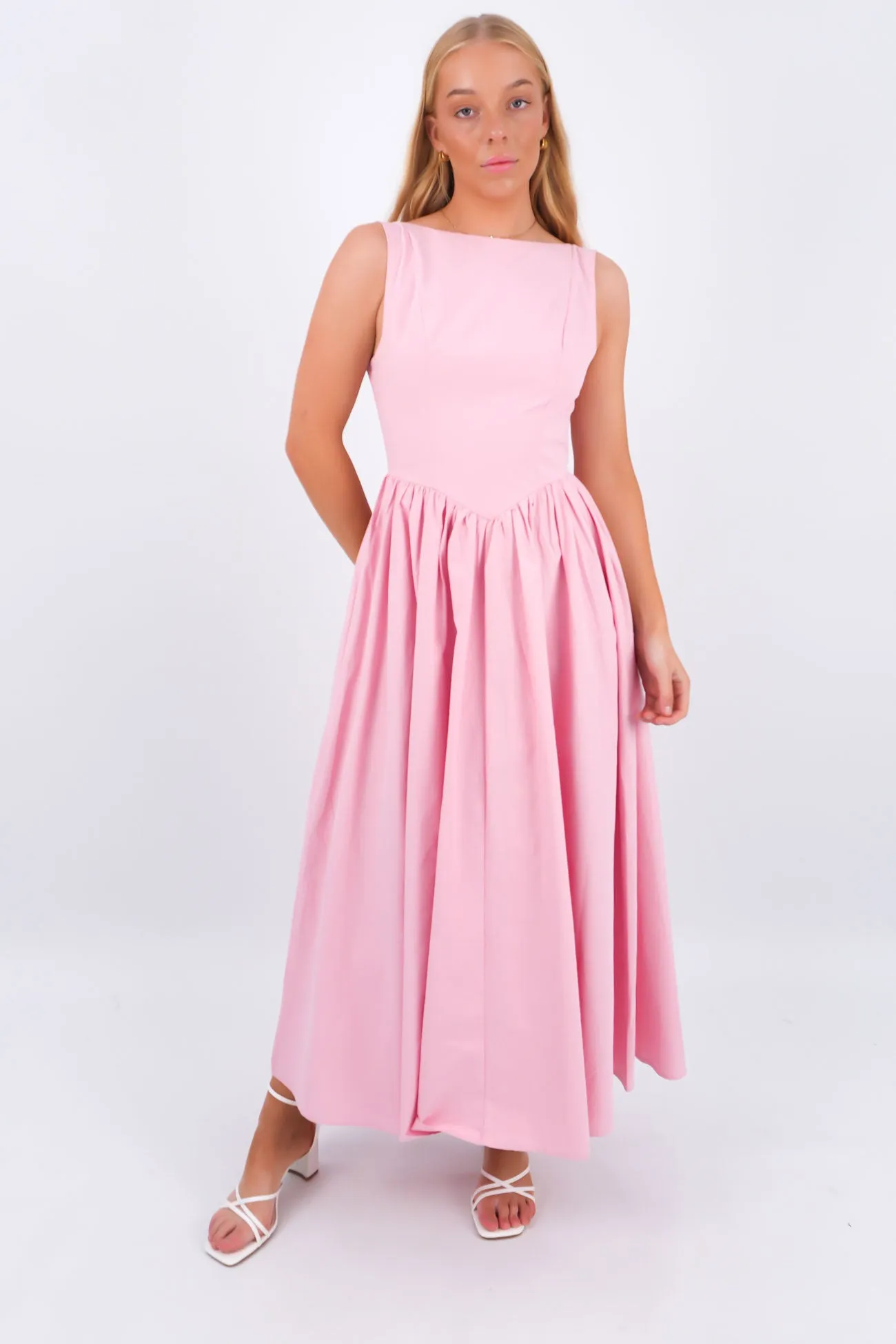 Casual Look Maisie Maxi Dress Pink