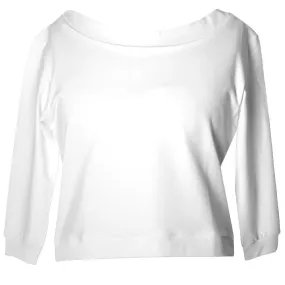 wrinkle - resistant Outdoor Wear Sofibella Girls Harmonia 3/4 Sleeve Pullover - White