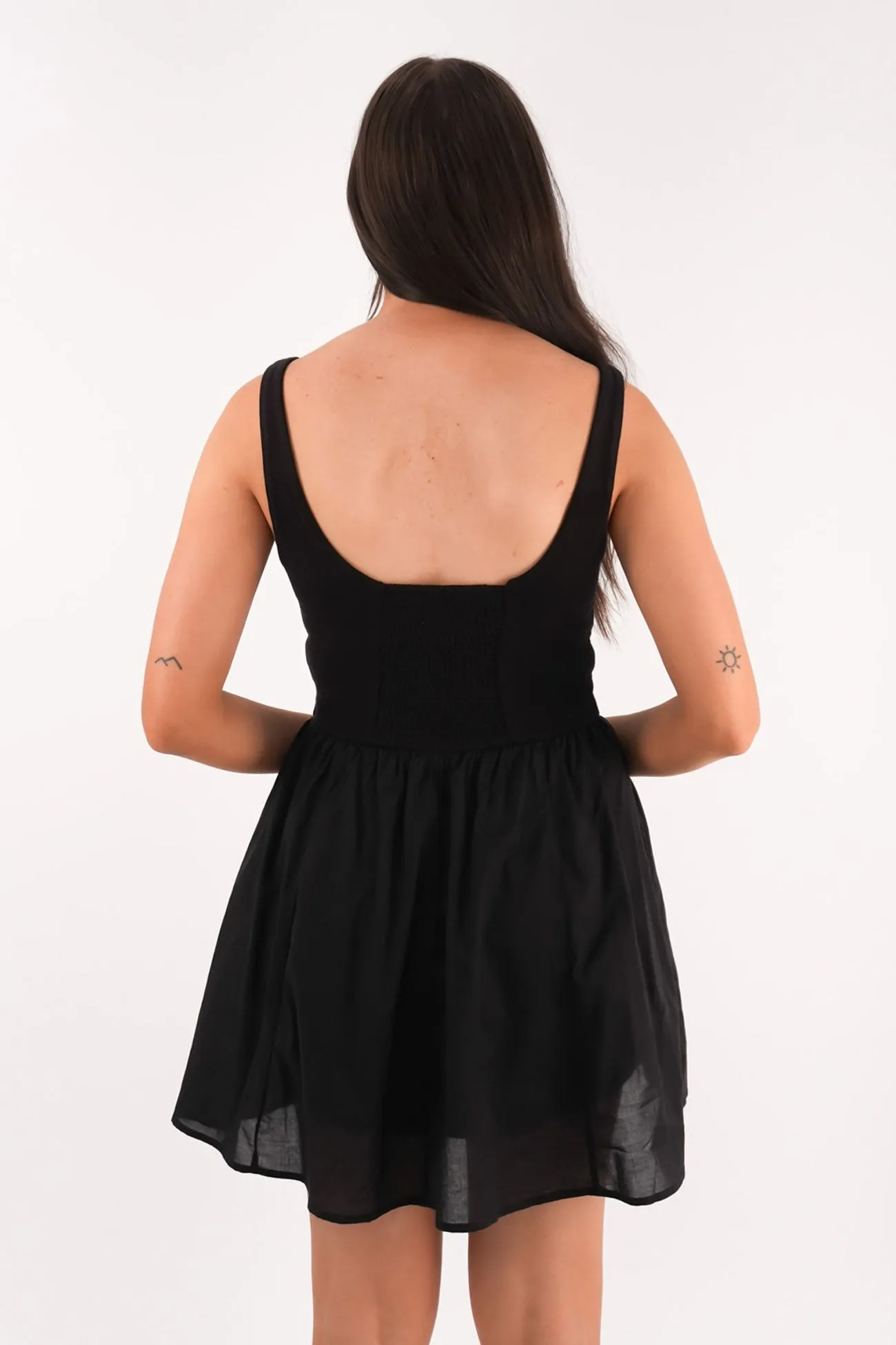 Regent Mini Dress Black Stylish Feel