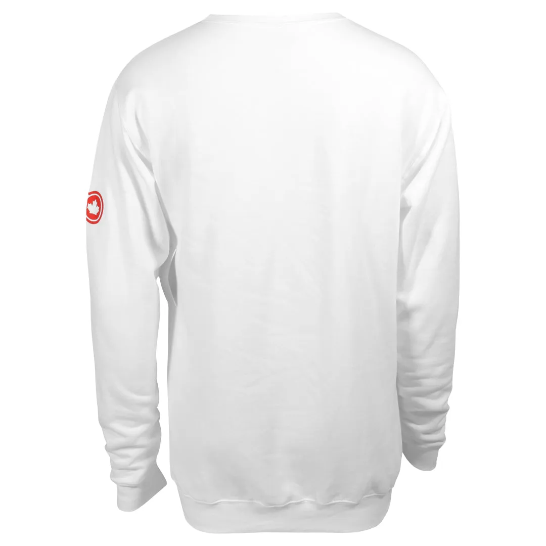 Odor-resistant Flared Merchant of Tennis CN Tower Sweatshirt - White