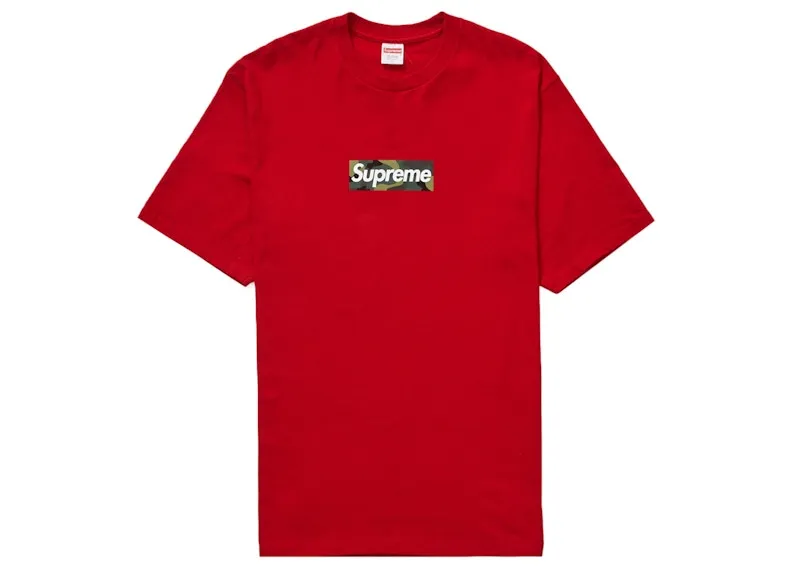 Supreme Box Logo Tee (Fw23) Red Comfortable Support Fashionable Style