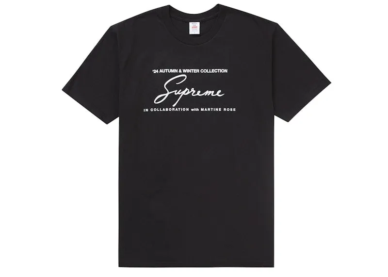 Supreme Martine Rose Tee Black refined design