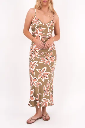 Vibe Choice Psychonic Slippy Dress Light Army