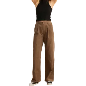 Compression Fit Straight Leg Women's Charter Corduroy Pant