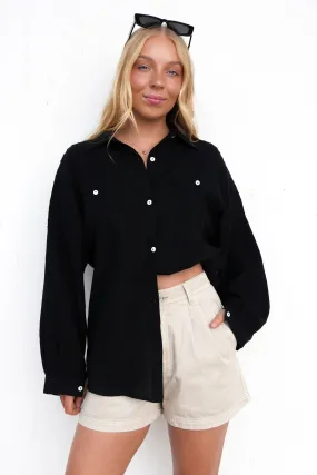 Belle Shirt Black Fade Resistant