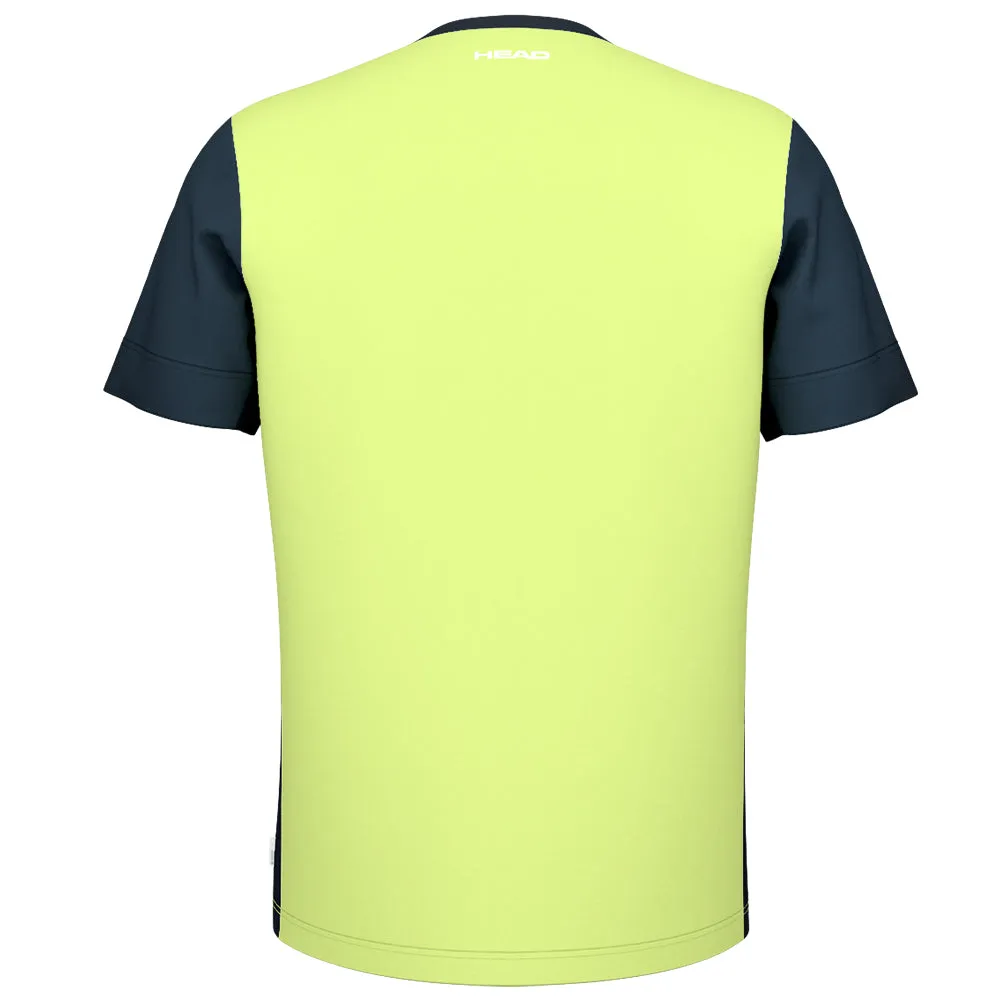 Head Boys Slice T-Shirt - Lightlime/Navy Reinforced Chic