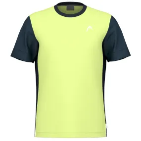 synthetic fabric Hook And Eye Head Boys Slice T-Shirt - Lightlime/Navy