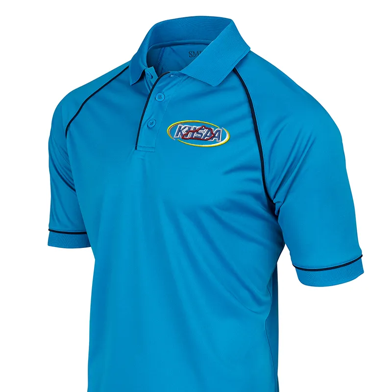 Anti Pilling Surface Kentucky KHSAA Logo Men's Blue Volleyball, Swimming, and Track & Field Shirt