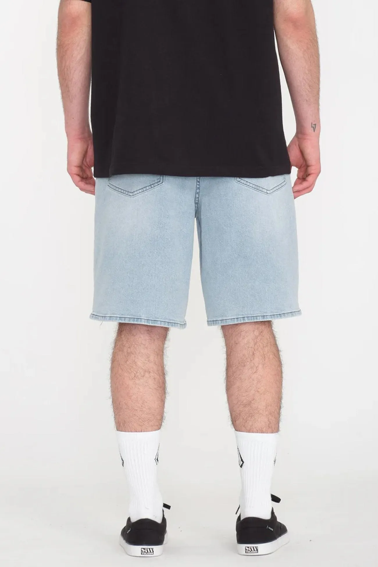 Billow Denim Short Desert Dirt Indigo thermal fabric skateboarding outfit