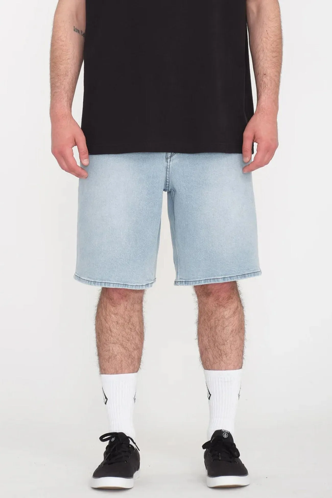 Tailored Cut Billow Denim Short Desert Dirt Indigo