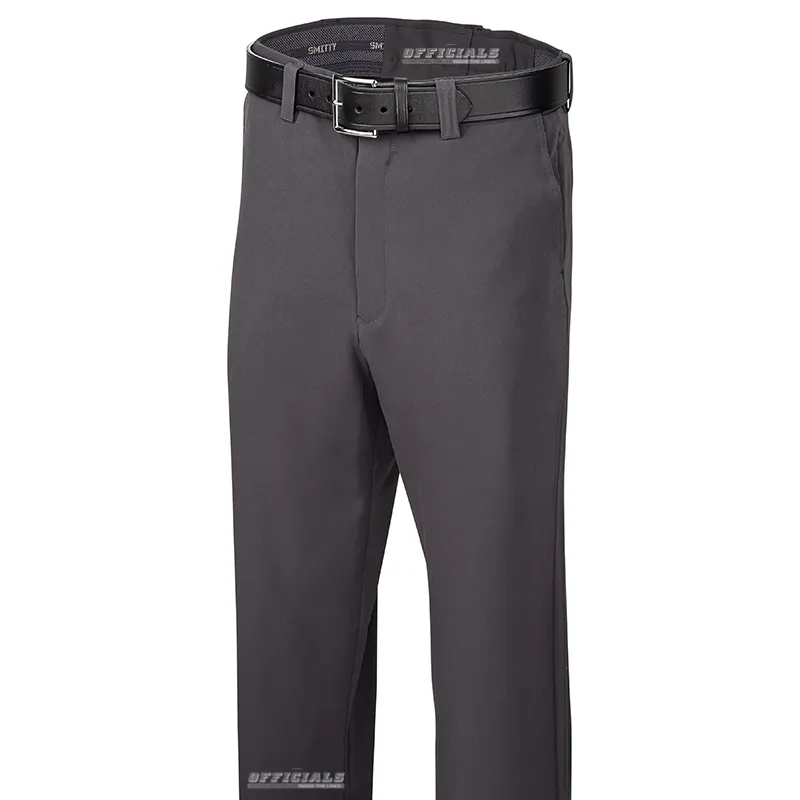 UVProtectiveLayer Smitty Men's Charcoal 4-Way Stretch Flat Front Pants