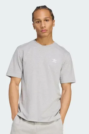 Trefoil Essential Tee Medium Grey Heather Holiday Casual Lightweight Material
