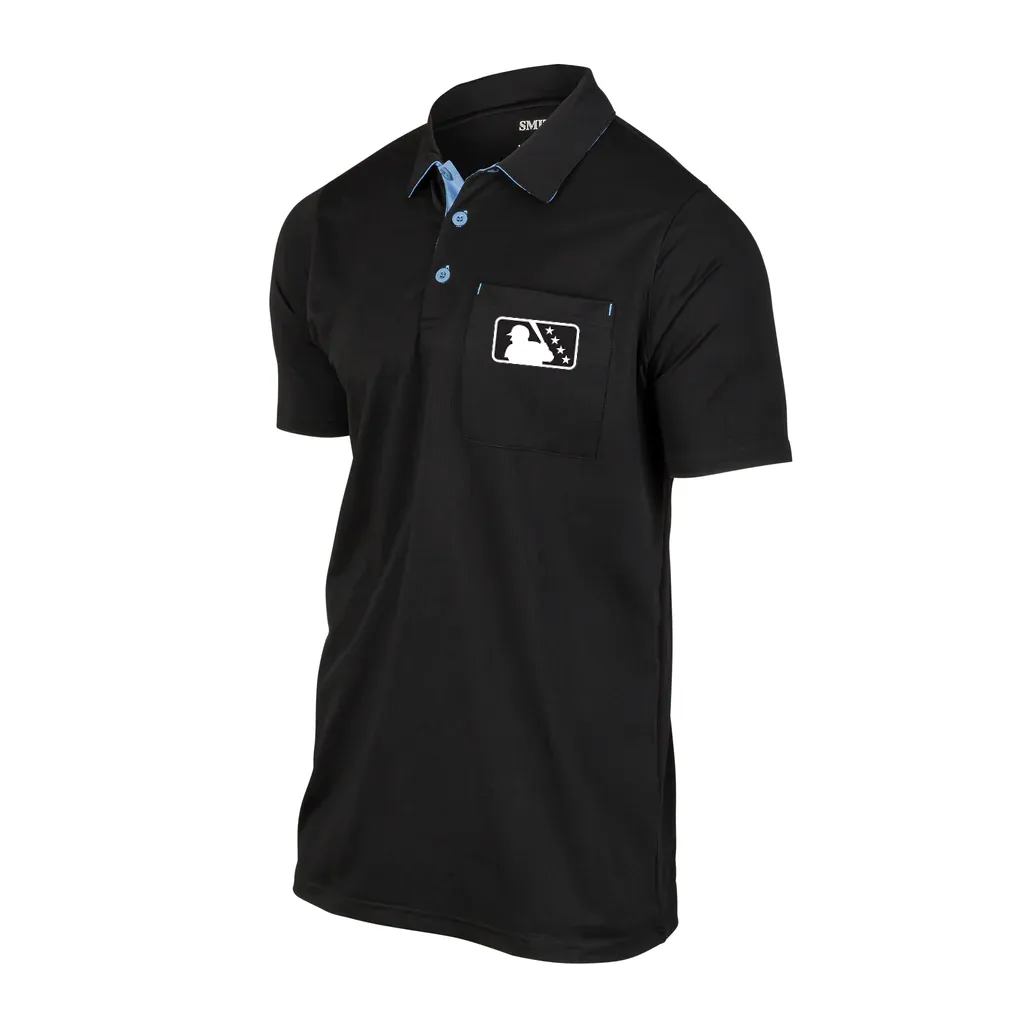 Soft Texture Relaxed Style MiLB 2024 Black Umpire Shirts