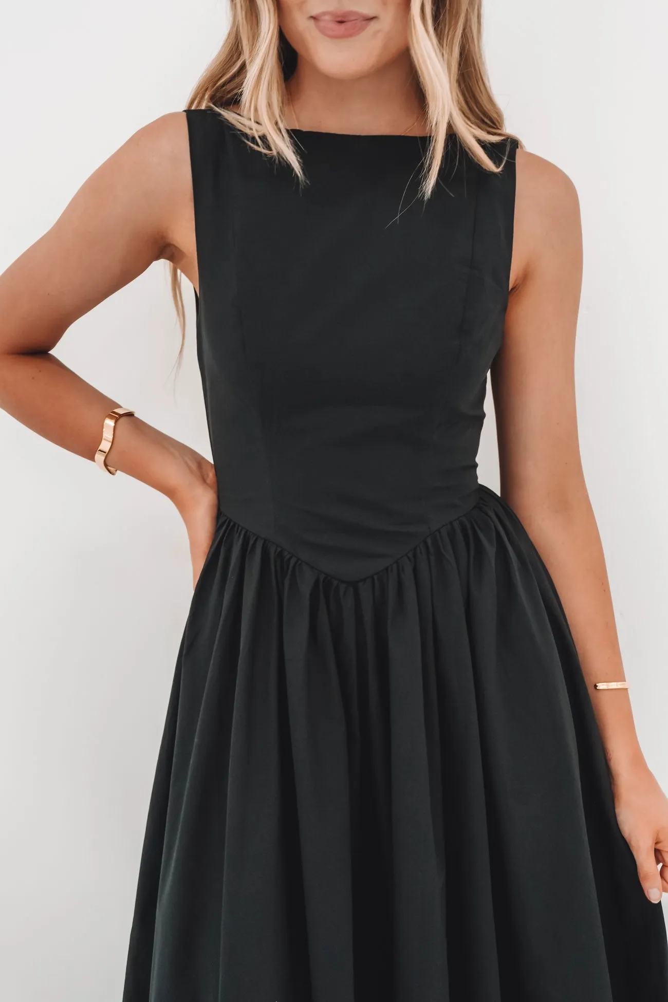 Maisie Maxi Dress Black Chic formal attire